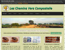 Tablet Screenshot of chemin-compostelle.info